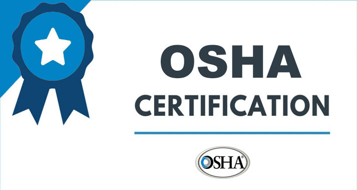 OSHA Safety Certified badge for Emerson Masonry Inc. professional masonry crew.