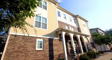 Brick and Stone Apartment Exterior