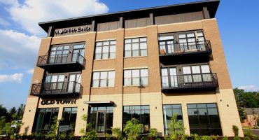 Brick Townhouse Entry Arch