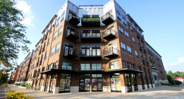 Luxury Brick Apartment Building